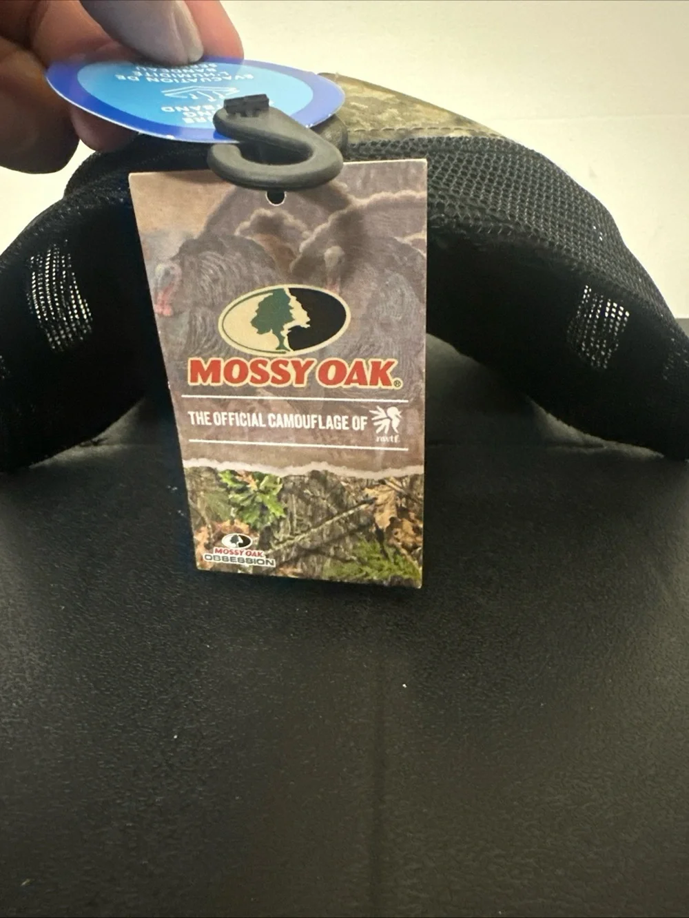Mossy Oak Camo SnapBack Hat With Call Pocket New